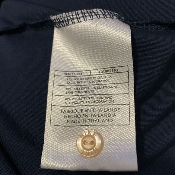 Nike Fit Dry Victory Men's Golf Polo Large Blue - Picture 9 of 9